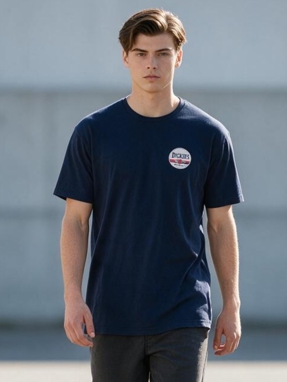 DICKIES Menโs XXL Blue Short Sleeve T-shirt